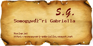 Somogyvári Gabriella névjegykártya